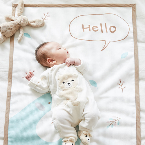 롤베이비 부드러운 밤부 아기 유아 특 대형 방수요 신생아 패드 아기침대 방수매트